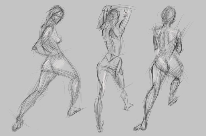Gesture drawing, de Juan Revilla