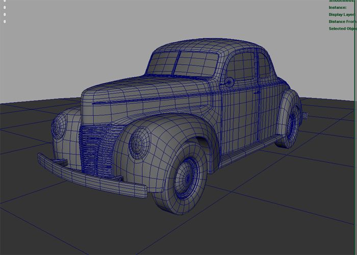 Ford Coupe · wireframe, de Juan Revilla