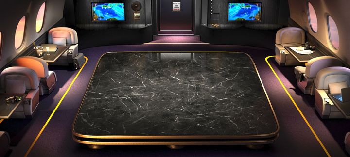 Mesa · jet privado, de Juan Revilla