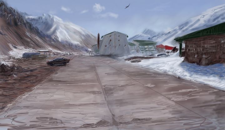 Camino nevado, de Juan Revilla