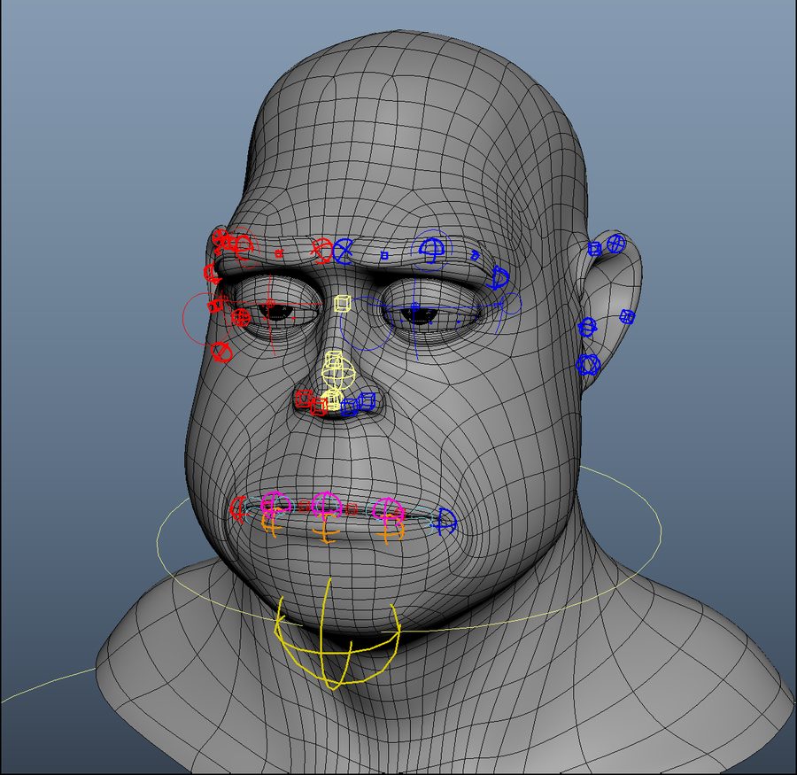 JFS · autorig facial toon, de Juan Revilla